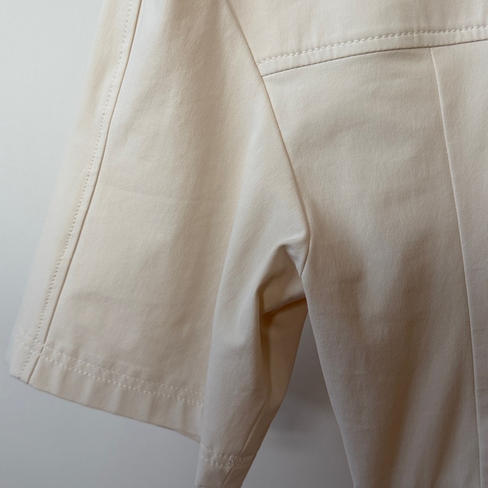 JACQUEMUS | La Robe Camisa Draped Shirt Dress - Picture 8 of 8